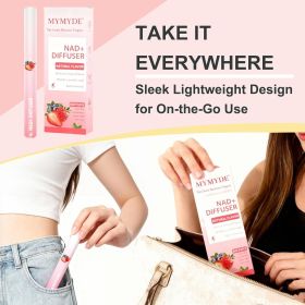 MYMYDE Herbal Diffuser Pen - Strawberry Mint Extract -Herbal Aromatherapy Stick -Lung Detox - Oral Freshening - Nasal Congestion Relief - for Wom